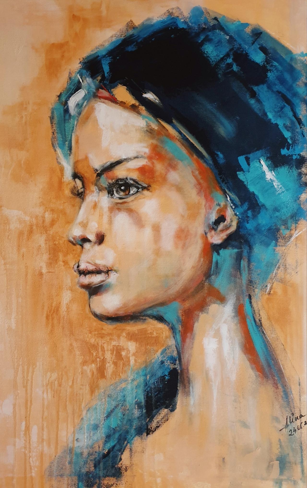 ArteDiAlina.com painting: you talkin' to me ?